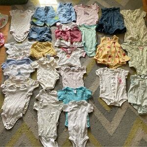 Girls 3-6 months summer clothes